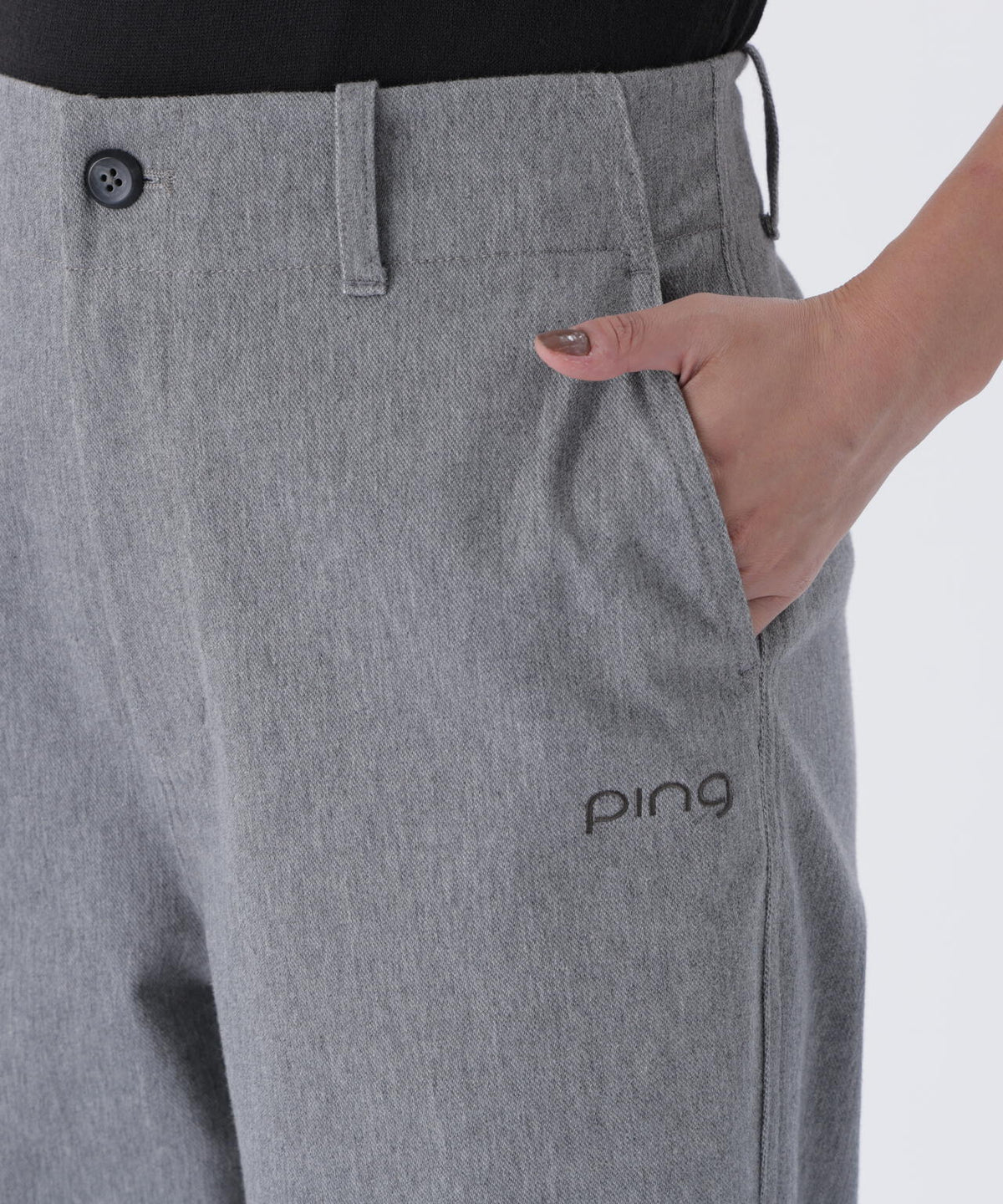 【PING APPAREL】TCツイル5ポケットストレートパンツ ＜LADIES LINE＞ (LADIES)