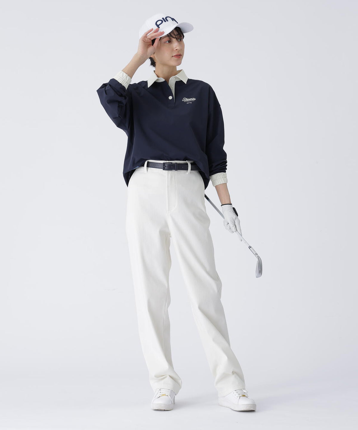 【PING APPAREL】TCツイル5ポケットストレートパンツ ＜LADIES LINE＞ (LADIES)
