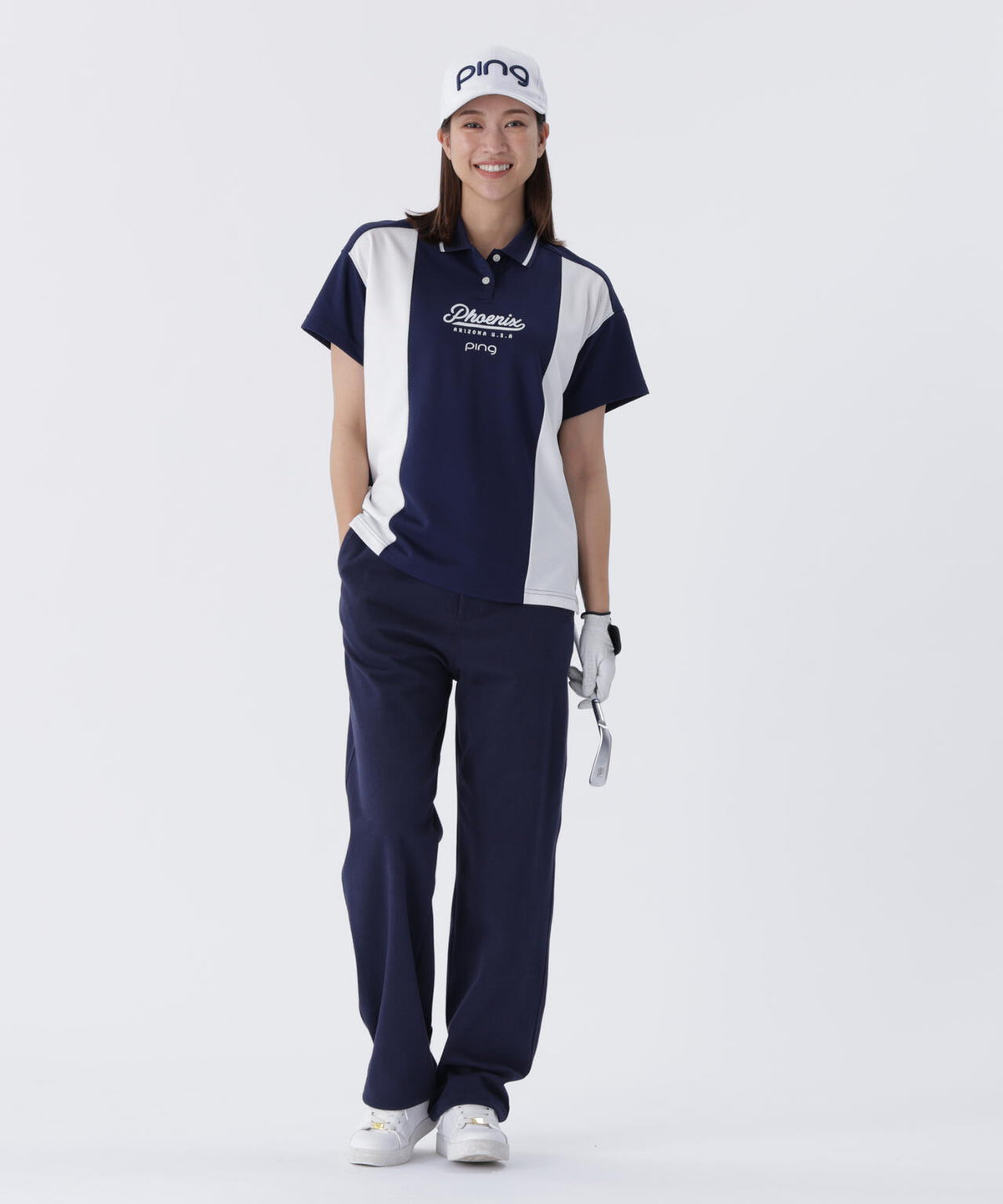 【PING APPAREL】TCツイル5ポケットストレートパンツ ＜LADIES LINE＞ (LADIES)