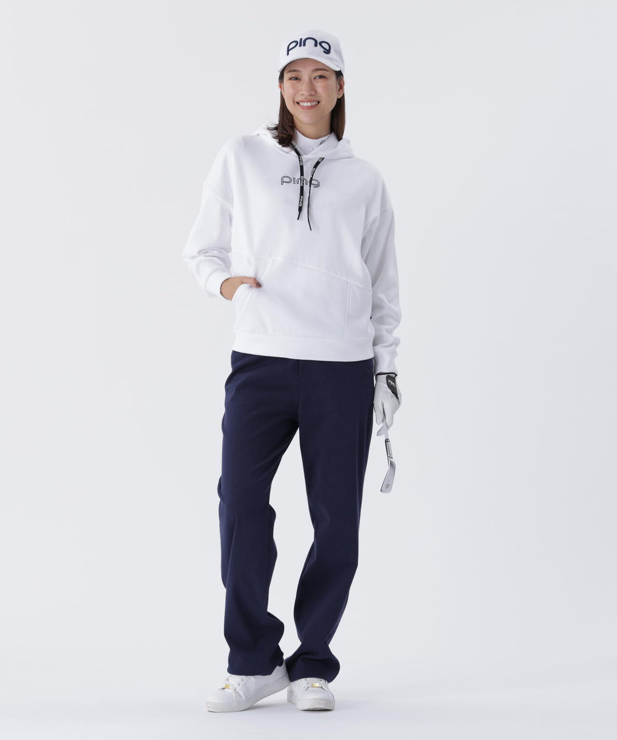 【PING APPAREL】TCツイル5ポケットストレートパンツ ＜LADIES LINE＞ (LADIES)