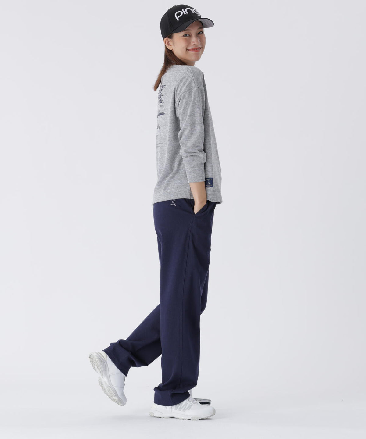 【PING APPAREL】TCツイル5ポケットストレートパンツ ＜LADIES LINE＞ (LADIES)