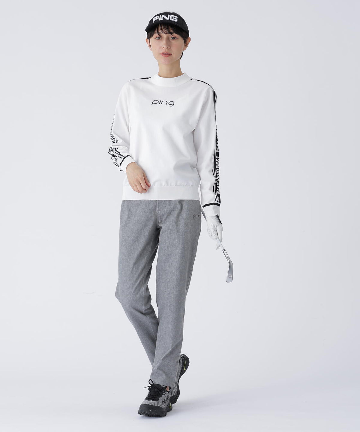 【PING APPAREL】TCツイルテーパードパンツ ＜LADIES LINE＞ (LADIES)