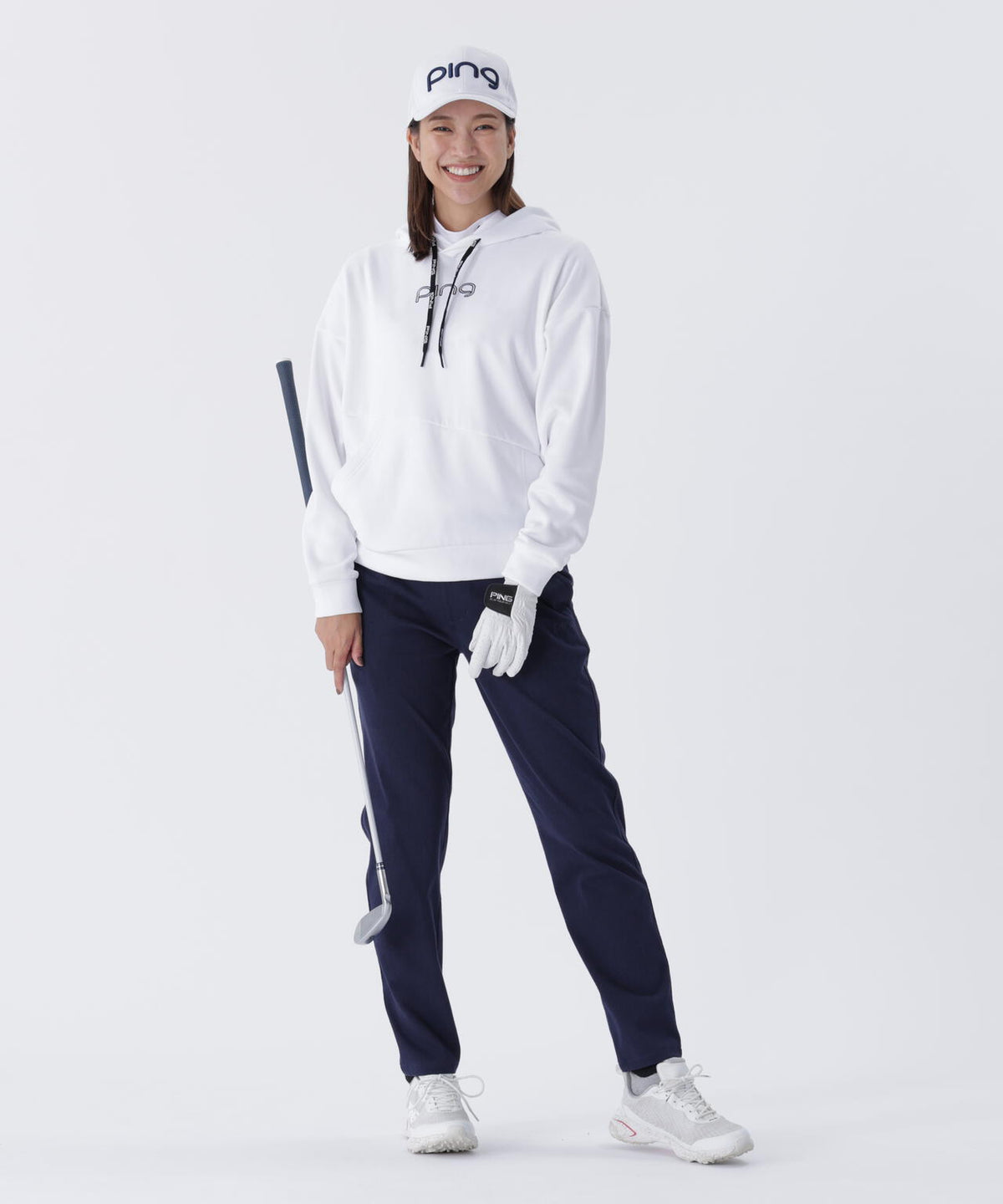 【PING APPAREL】TCツイルテーパードパンツ ＜LADIES LINE＞ (LADIES)