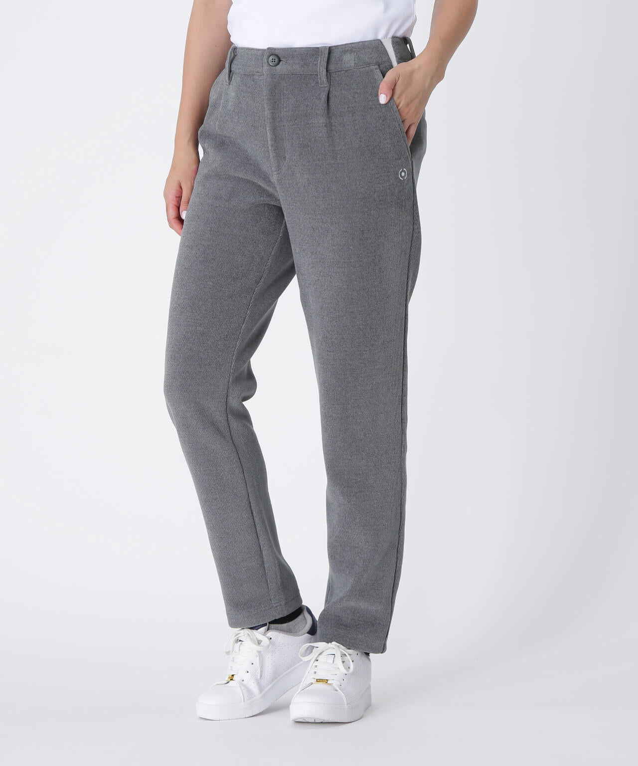 【PING APPAREL】全方向ストレッチ ニットコーデュロイテーパードパンツ ＜LADIES LINE＞ (LADIES)