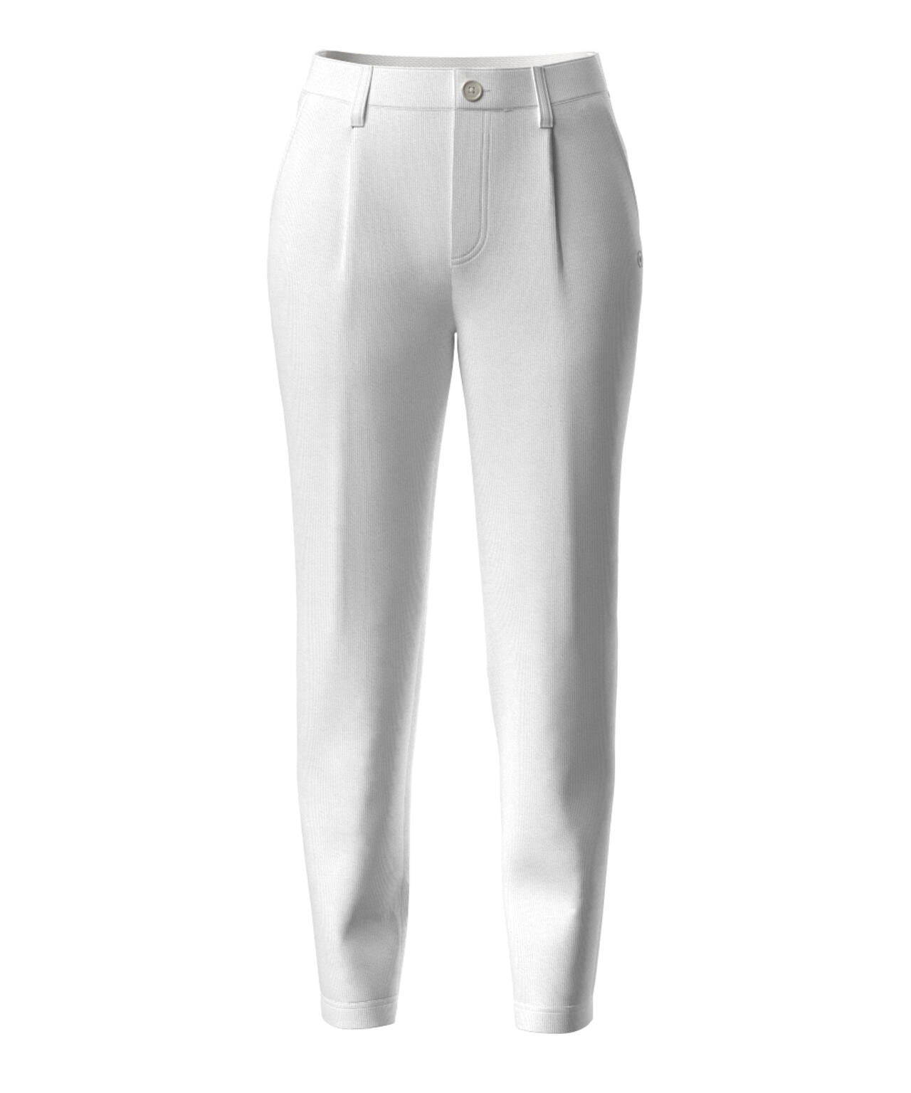 PING APPAREL】全方向ストレッチ ニットコーデュロイテーパードパンツ