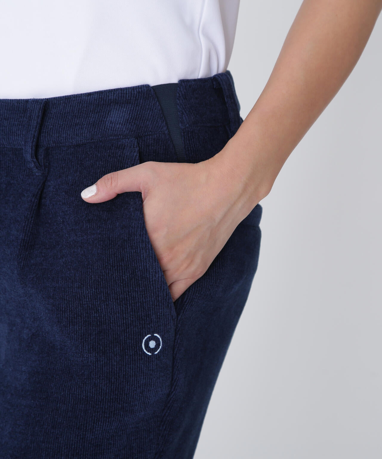 【PING APPAREL】全方向ストレッチ ニットコーデュロイテーパードパンツ ＜LADIES LINE＞ (LADIES)