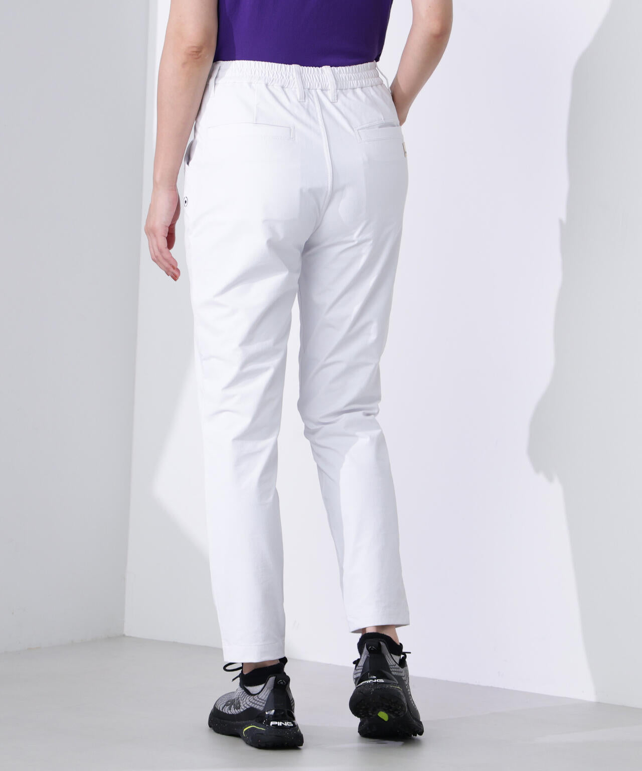 p様 PING APPAREL】全方向ストレッチ ダブルフェイステーパードパンツ