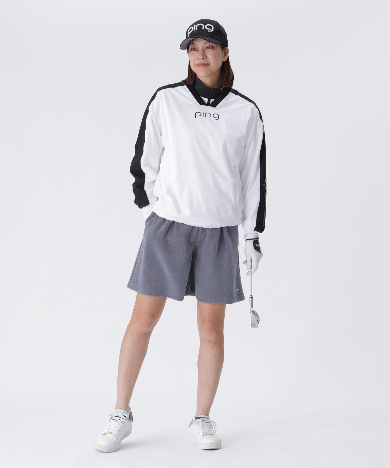 【PING APPAREL】全方向ストレッチ ニットコーデュロイキュロットパンツ ＜LADIES LINE＞ (LADIES)
