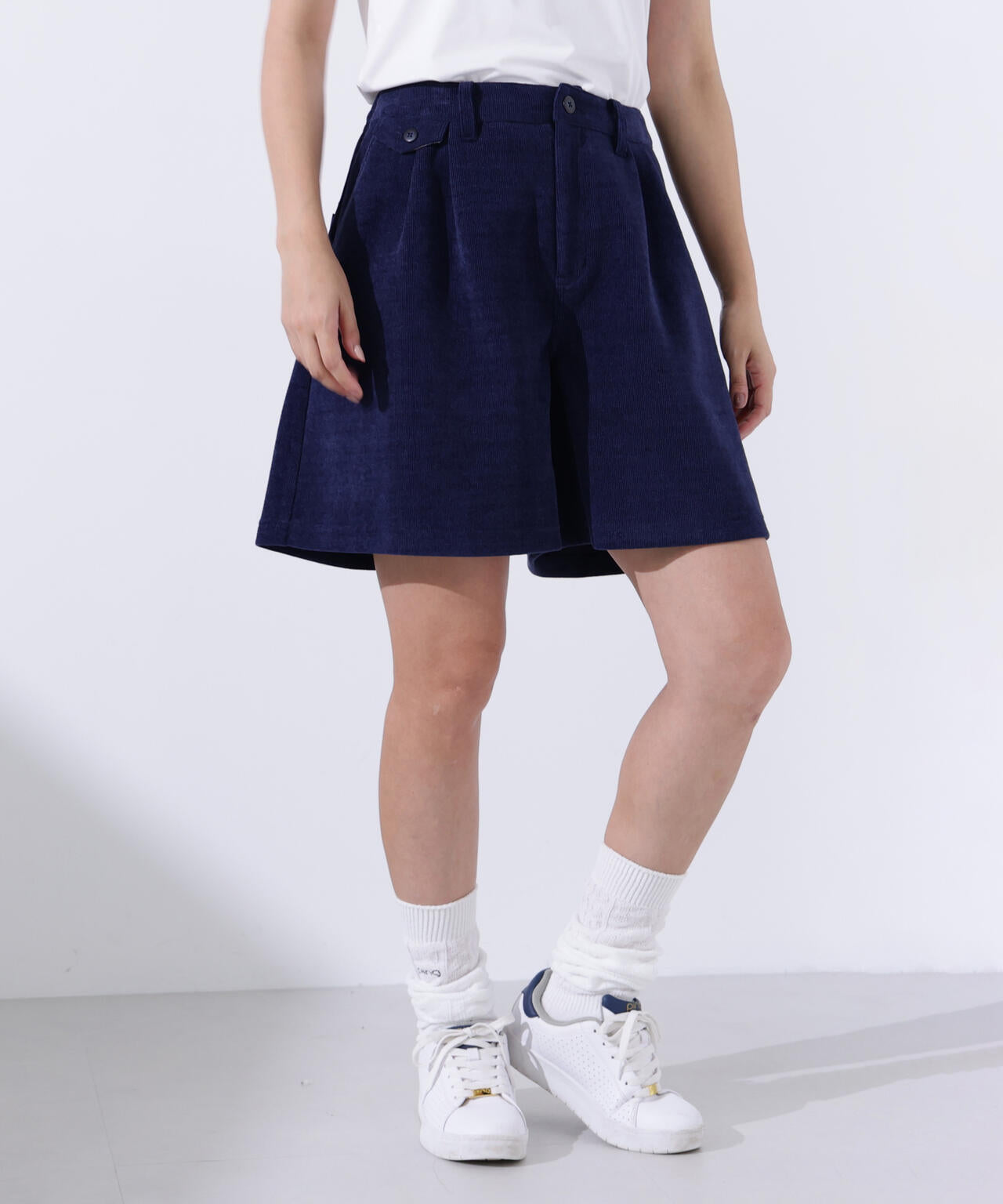 【PING APPAREL】全方向ストレッチ ニットコーデュロイキュロットパンツ ＜LADIES LINE＞ (LADIES)