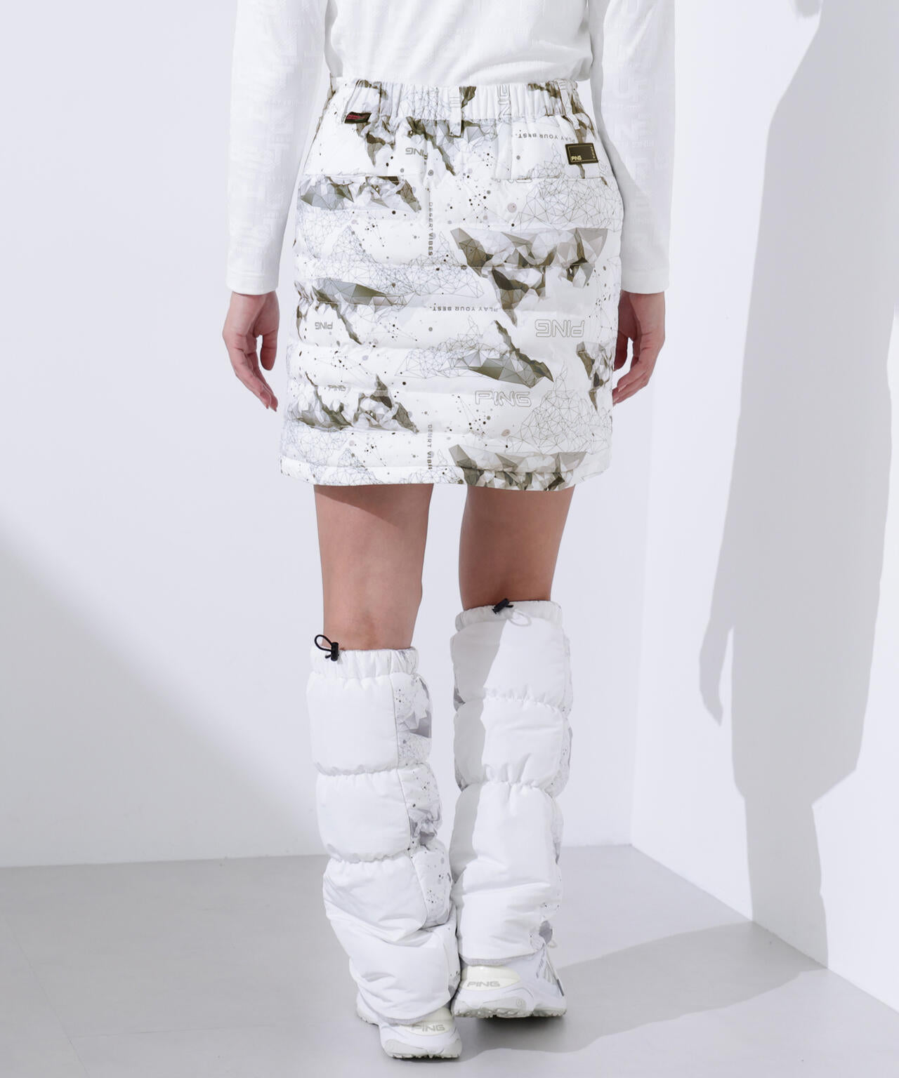 【PING APPAREL】２５ＦＷ中綿スカート ＜GOLD＞ (LADIES)