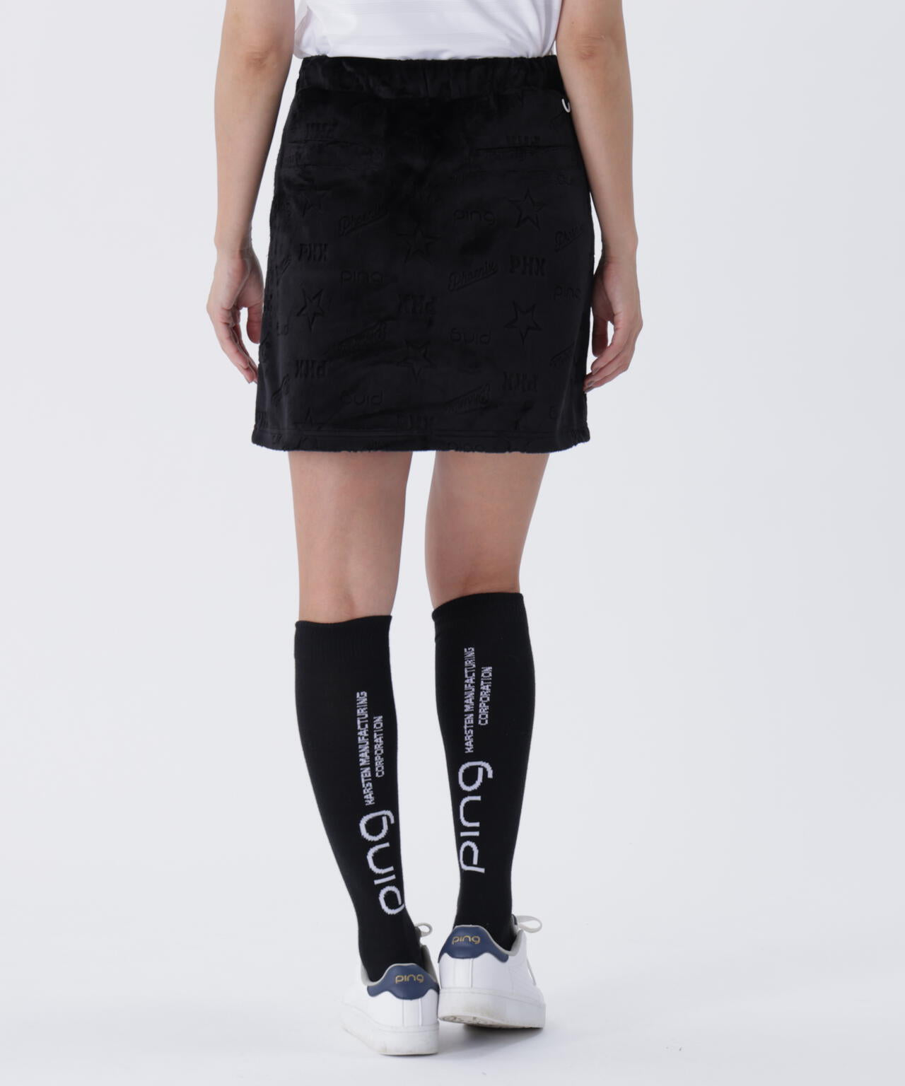 【PING APPAREL】全方向ストレッチ ベロアジャカードスカート ＜LADIES LINE＞ (LADIES)