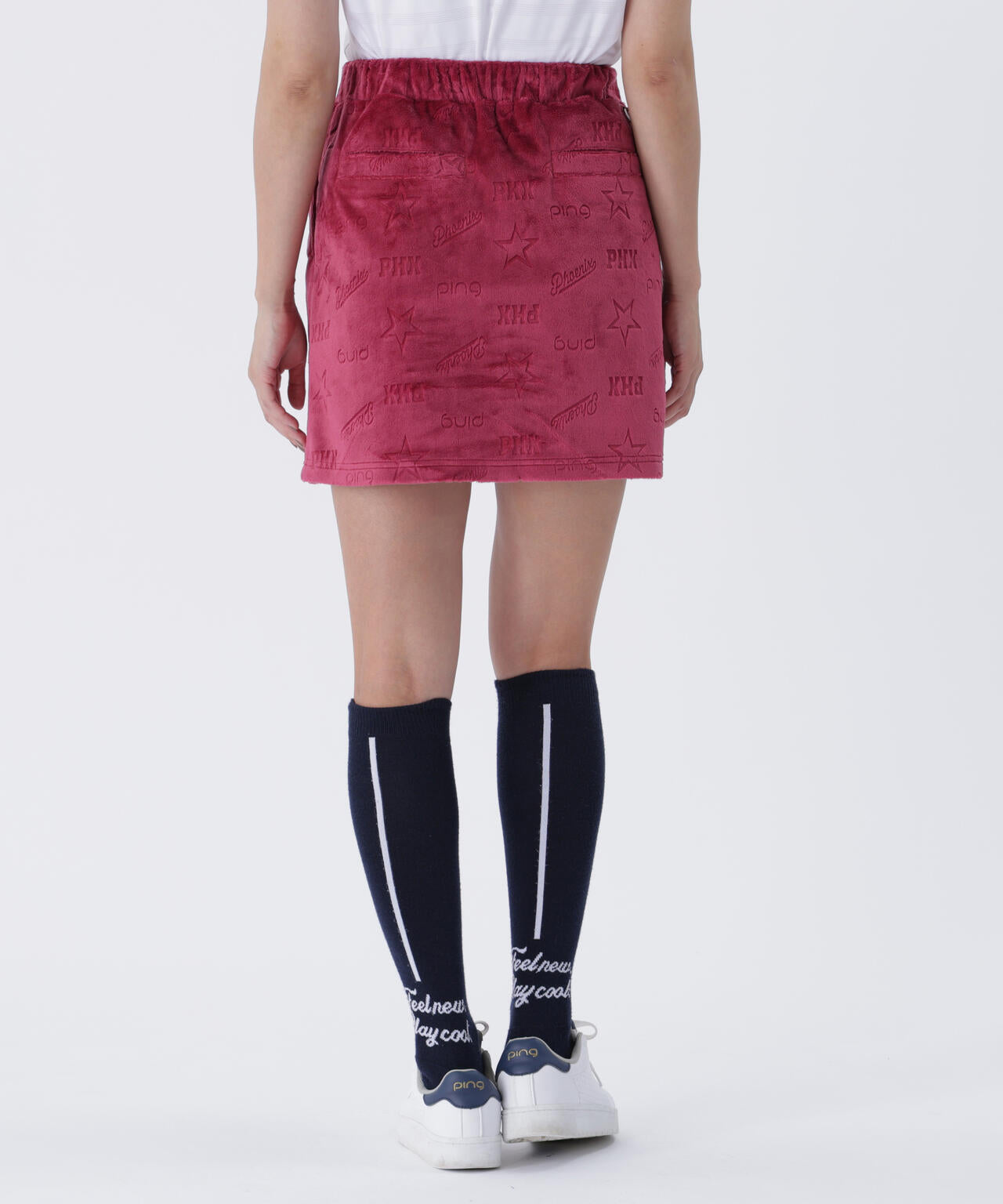 【PING APPAREL】全方向ストレッチ ベロアジャカードスカート ＜LADIES LINE＞ (LADIES)