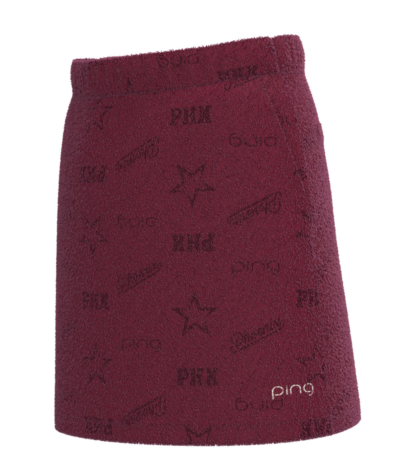 【PING APPAREL】全方向ストレッチ ベロアジャカードスカート ＜LADIES LINE＞ (LADIES)