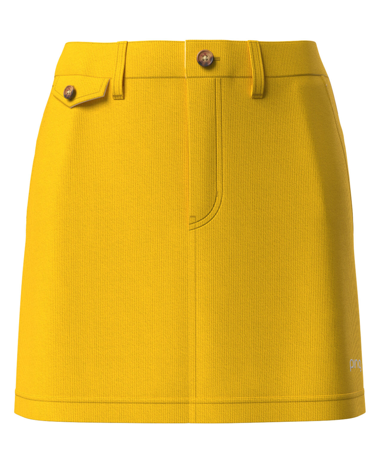 【PING APPAREL】全方向ストレッチ ニットコーデュロイ台形スカート ＜LADIES LINE＞ (LADIES)