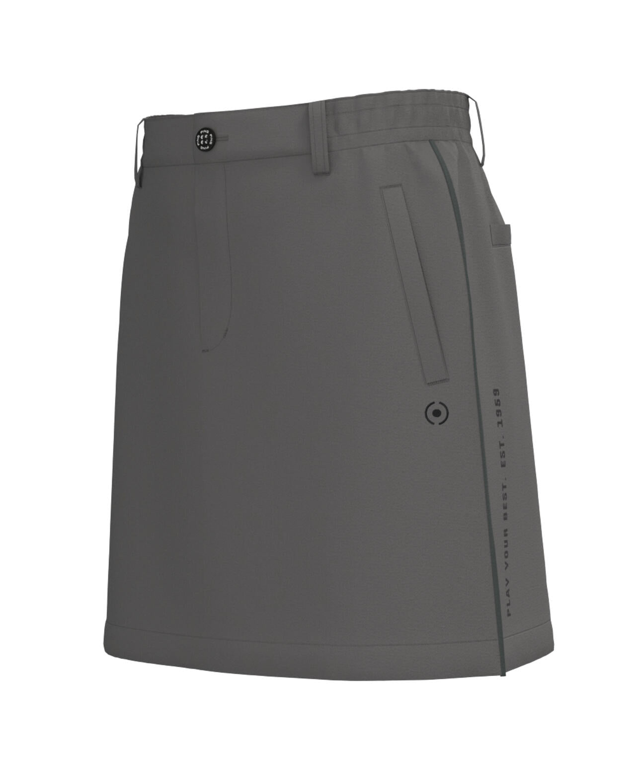 PING APPAREL】全方向ストレッチ ダブルフェイス台形スカート ＜GOLD