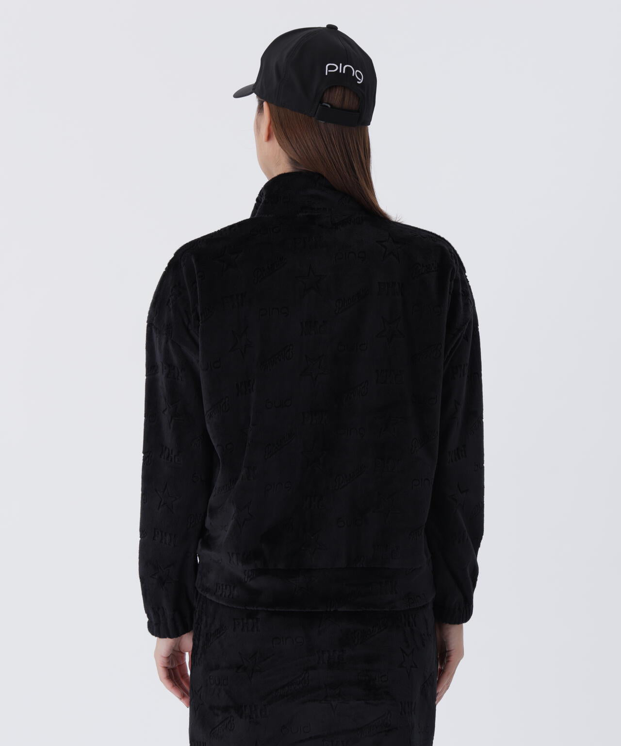 【PING APPAREL】全方向ストレッチ ベロアジャカードブルゾン ＜LADIES LINE＞ (LADIES)