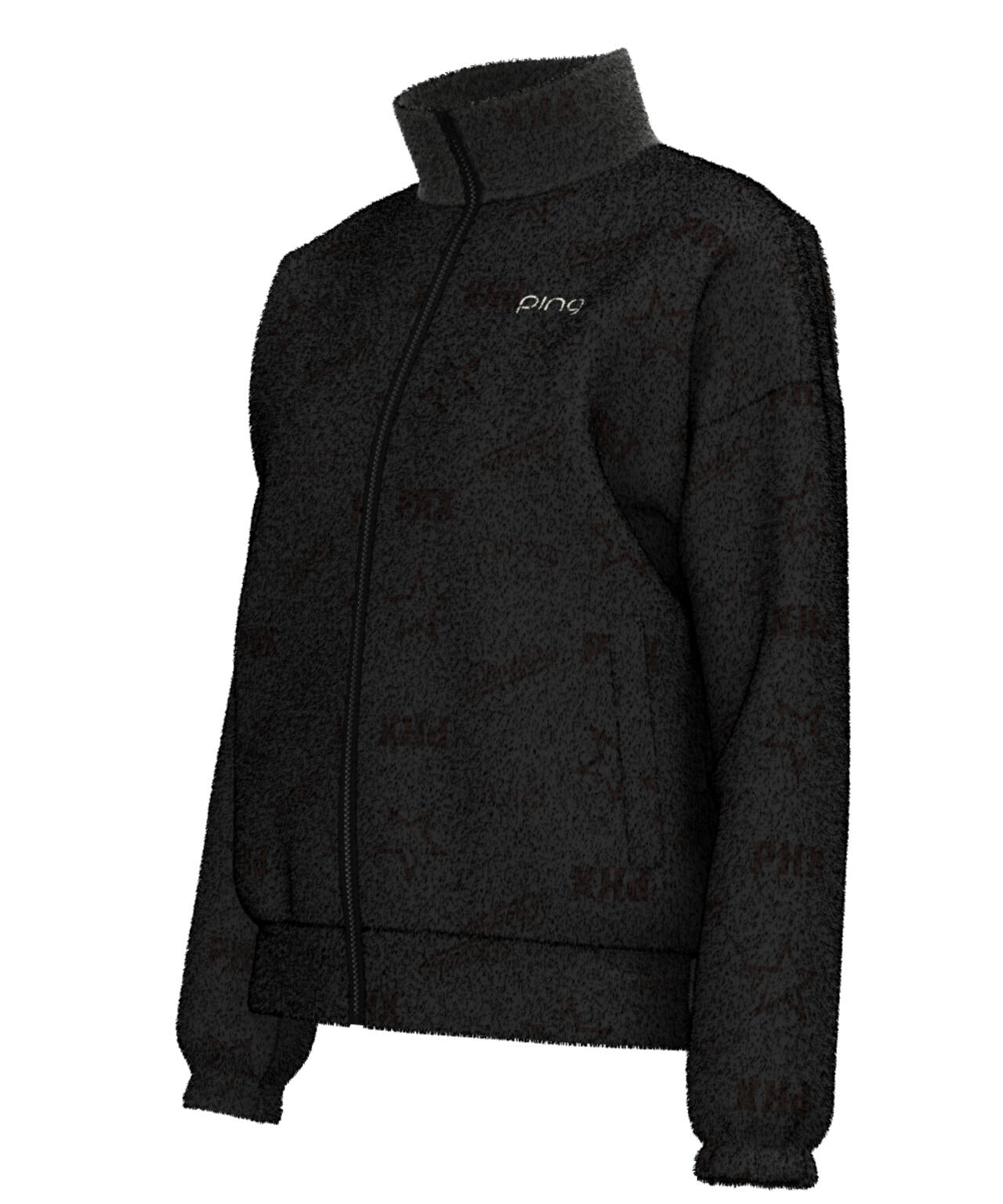 【PING APPAREL】全方向ストレッチ ベロアジャカードブルゾン ＜LADIES LINE＞ (LADIES)