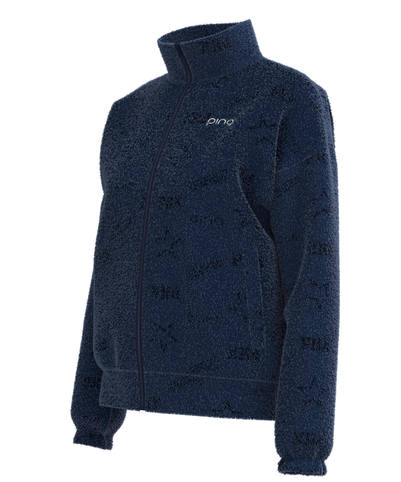 【PING APPAREL】全方向ストレッチ ベロアジャカードブルゾン ＜LADIES LINE＞ (LADIES)