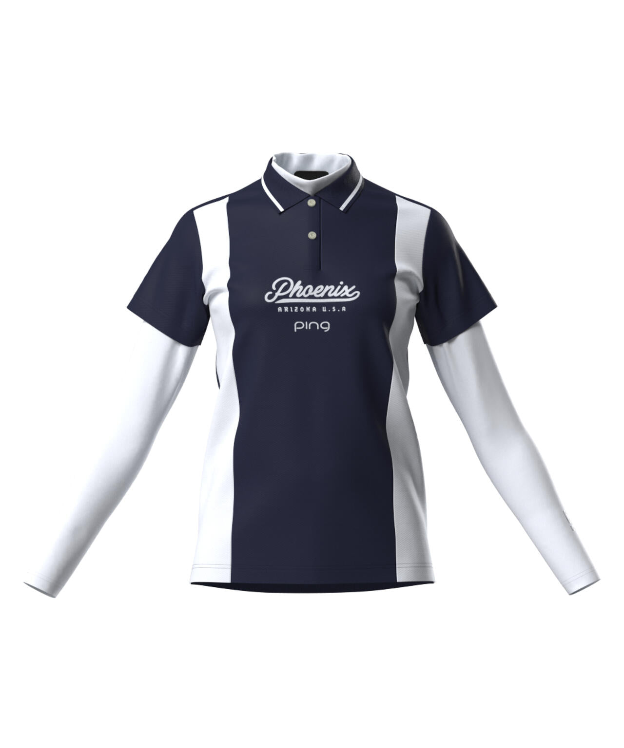 【PING APPAREL】鬼カノコ レイヤードツインセット ＜LADIES LINE＞ (LADIES)