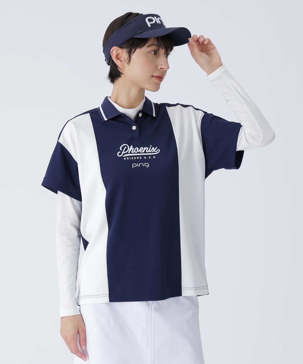 【PING APPAREL】鬼カノコ レイヤードツインセット ＜LADIES LINE＞ (LADIES)