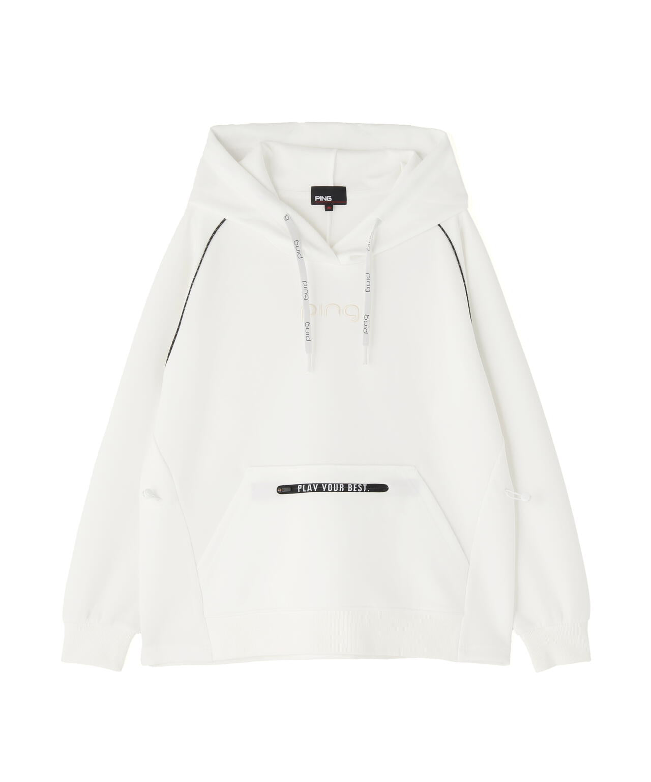 【PING APPAREL】全方向ストレッチRENUキルトダンボールジャージスウェットフーディ ＜GOLD＞ (LADIES)