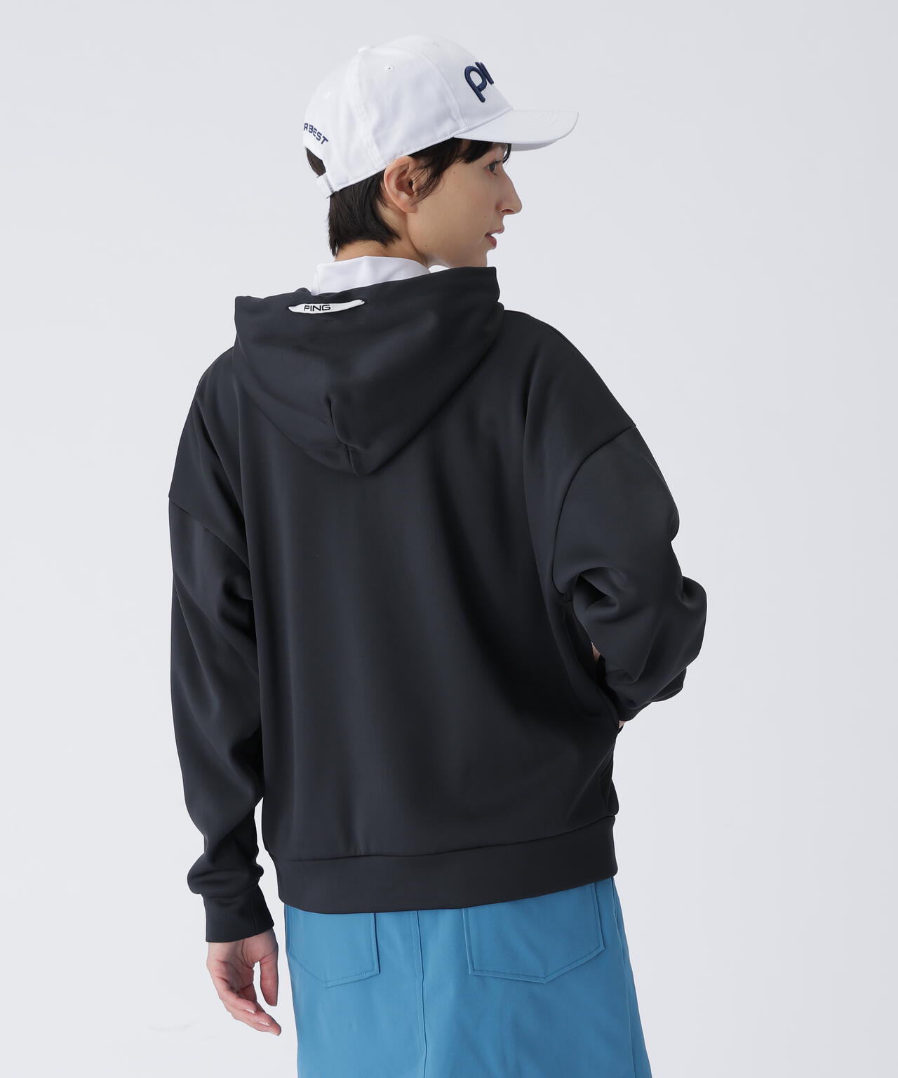 【PING APPAREL】全方向ストレッチアシンメトリーポケットカルイシフーディ ＜LAIDES LINE＞ (LADIES)