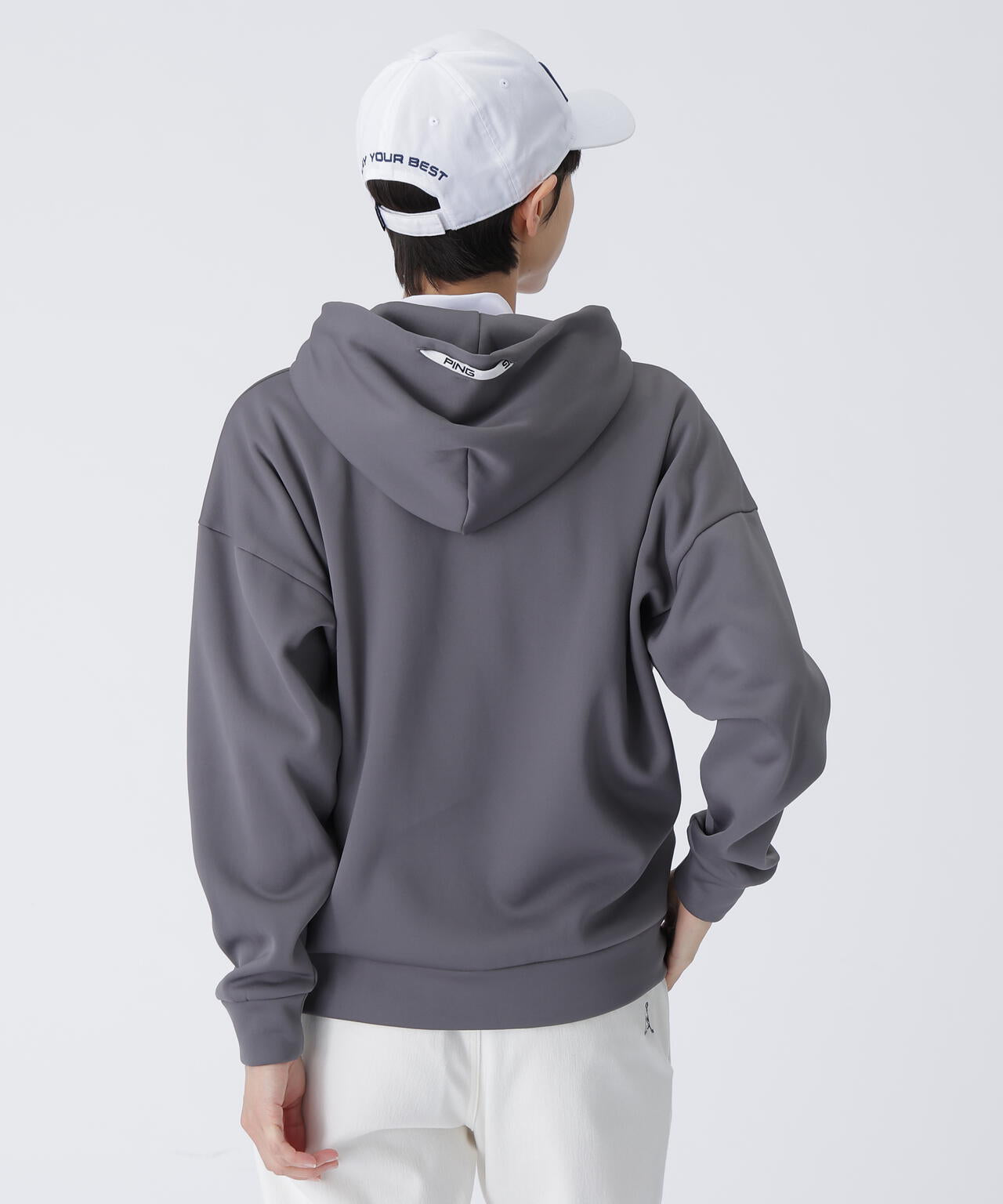 【PING APPAREL】全方向ストレッチアシンメトリーポケットカルイシフーディ ＜LAIDES LINE＞ (LADIES)