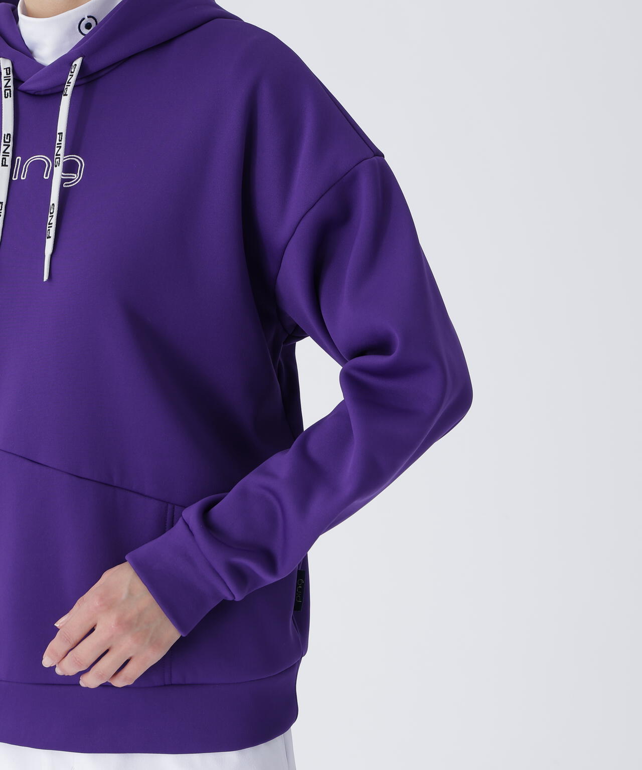 【PING APPAREL】全方向ストレッチアシンメトリーポケットカルイシフーディ ＜LAIDES LINE＞ (LADIES)