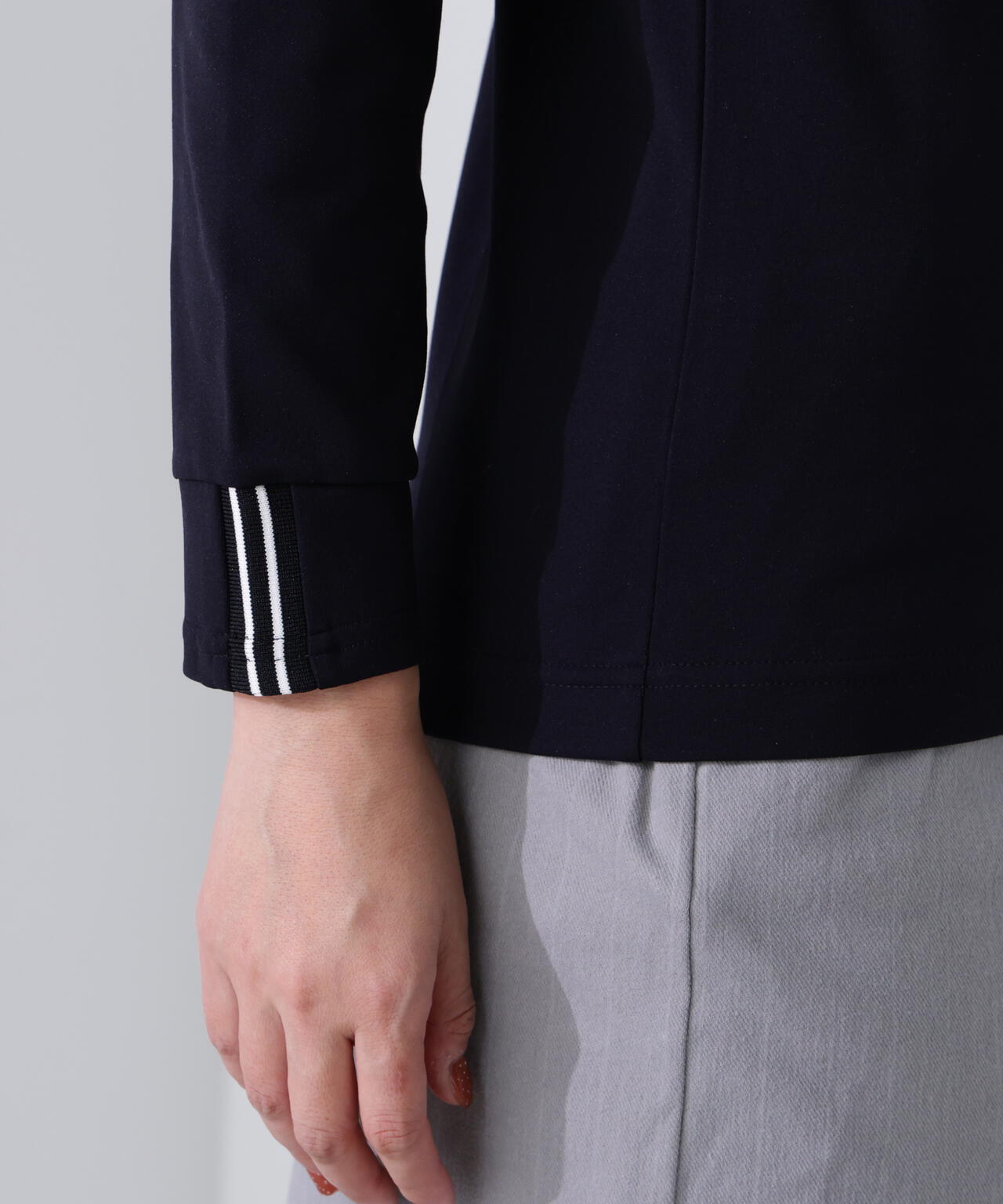 【PING APPAREL】サーモソーラー バックカノコ長袖ハイネックカットソー ＜GOLD＞ (LADIES)