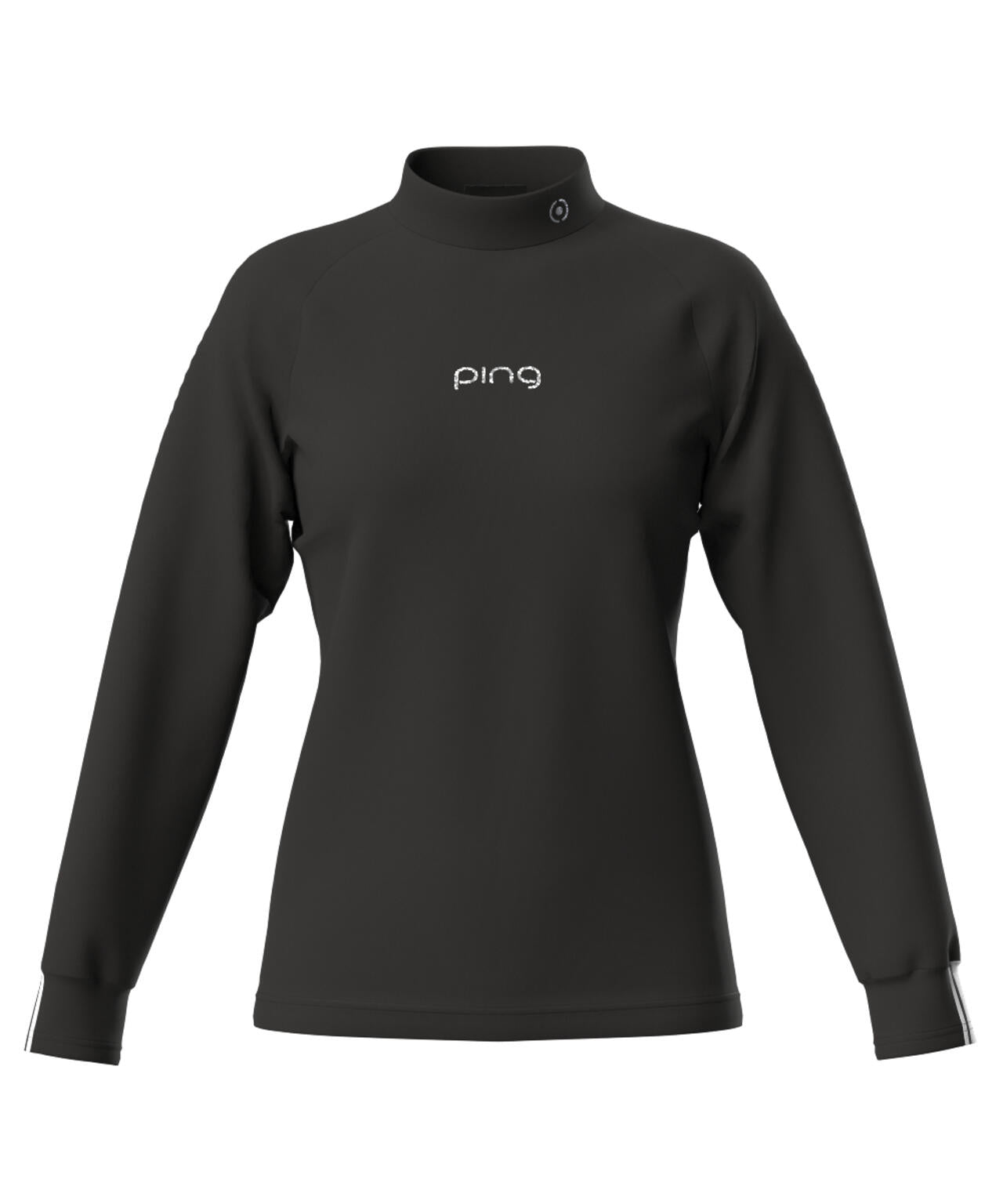 【PING APPAREL】サーモソーラー バックカノコ長袖ハイネックカットソー ＜GOLD＞ (LADIES)