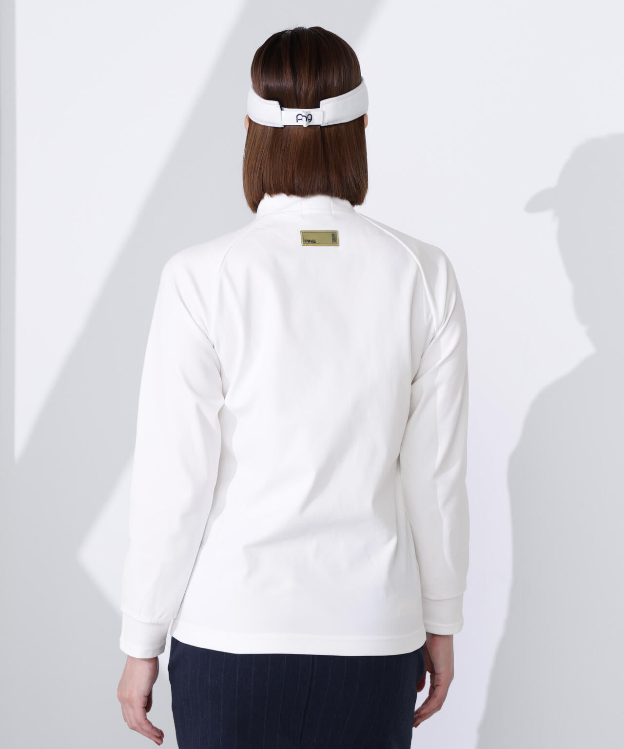 【PING APPAREL】サーモソーラー バックカノコ長袖ハイネックカットソー ＜GOLD＞ (LADIES)