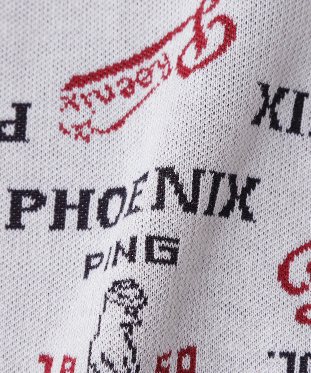 【PING APPAREL】ジャガード総柄クルーネックニットプルオーバー ＜LADIES LINE＞ (LADIES)