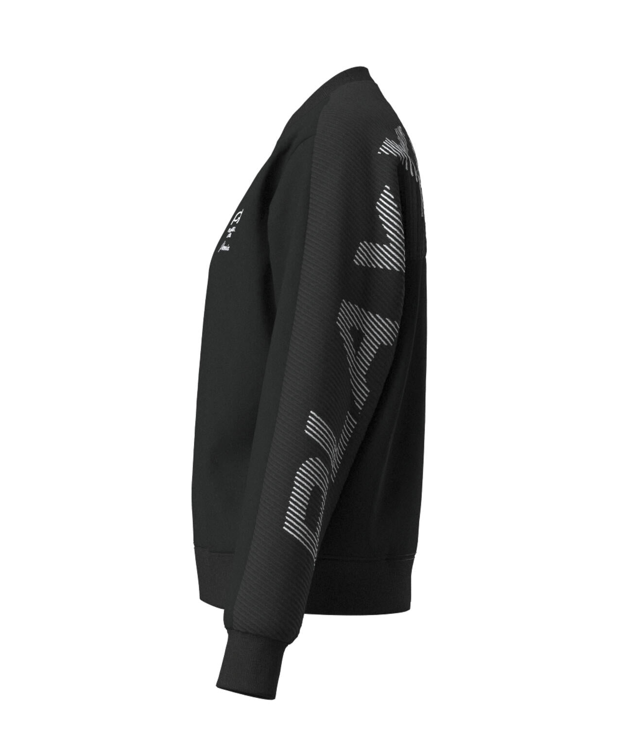 【PING APPAREL】ジャガードニット/カットソー リップルロゴクルーネックニット ＜GOLD＞ (LADIES)