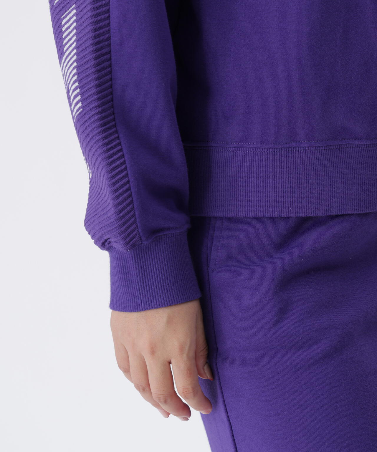 【PING APPAREL】ジャガードニット/カットソー リップルロゴクルーネックニット ＜GOLD＞ (LADIES)