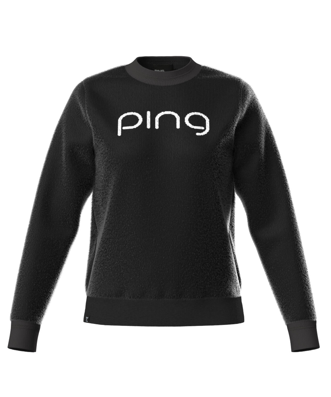 【PING APPAREL】pingジャカード モールニットクルーネックニットプルオーバー ＜GOLD＞ (LADIES)
