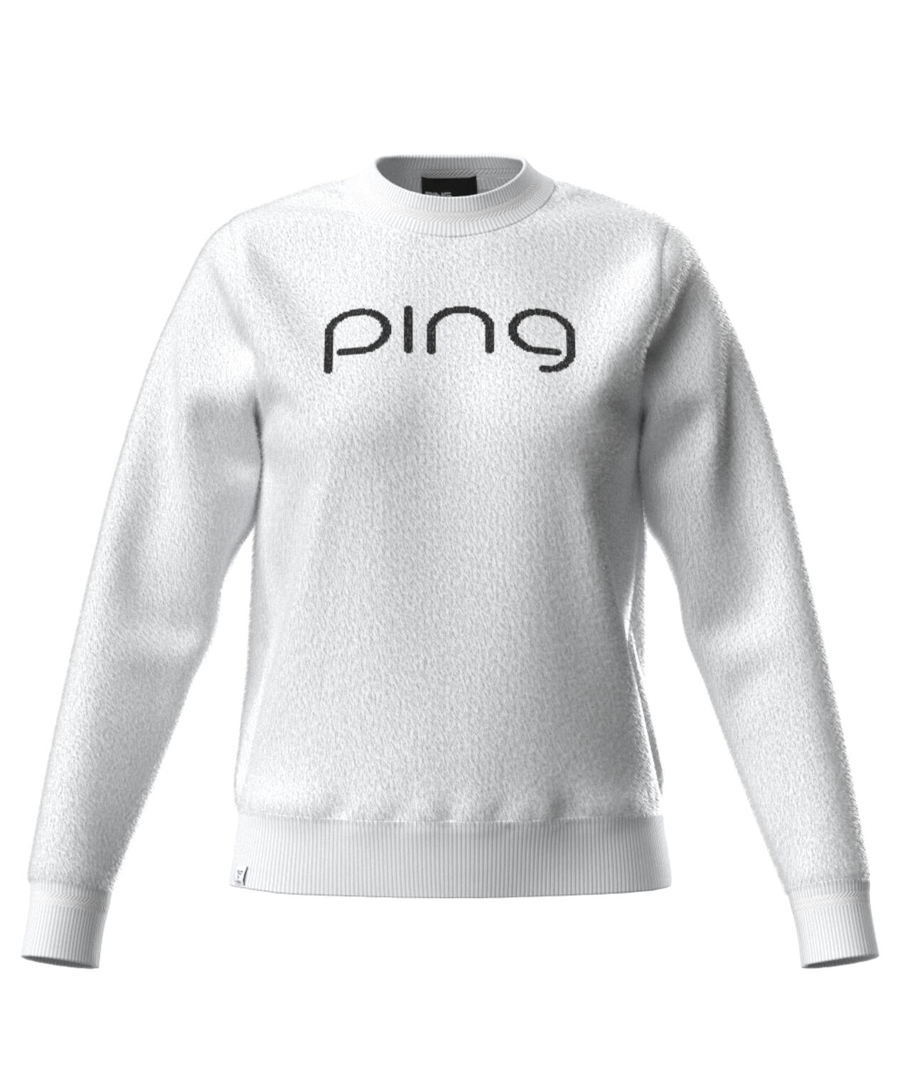 PING APPAREL】pingジャカード モールニットクルーネックニットプル