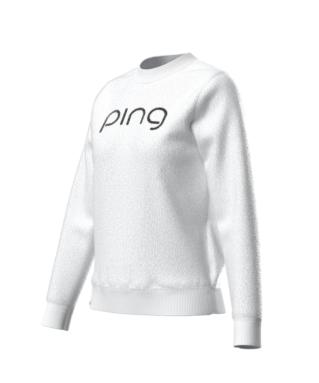 【PING APPAREL】pingジャカード モールニットクルーネックニットプルオーバー ＜GOLD＞ (LADIES)