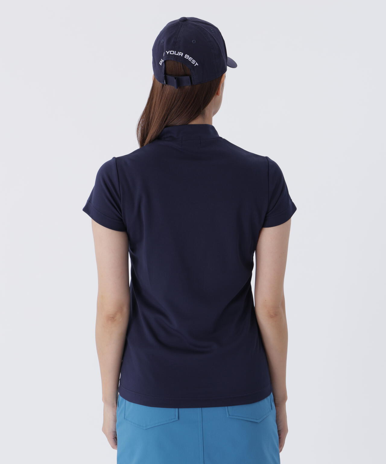 【PING APPAREL】デニムライクニット/カノコ レイヤードツインニット ＜LADIES LINE＞ (LADIES)