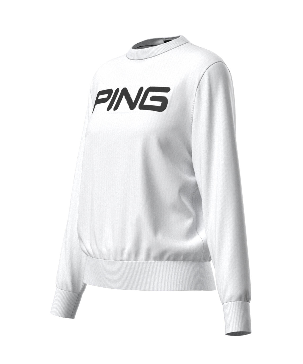 【PING APPAREL】10カラークルーネックニットプルオーバー ＜LADIES LINE＞ (LADIES)