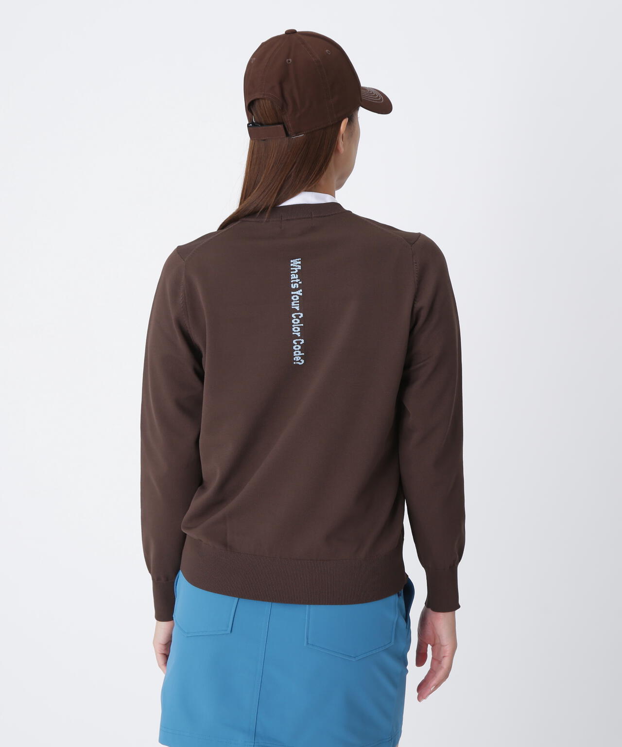 【PING APPAREL】10カラークルーネックニットプルオーバー ＜LADIES LINE＞ (LADIES)