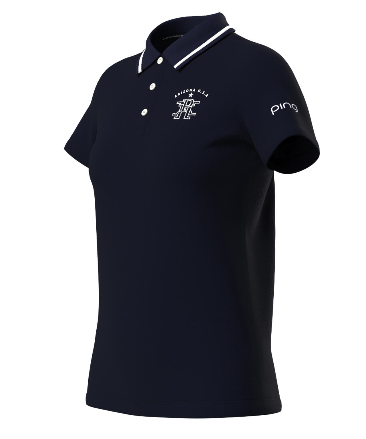 【PING APPAREL】デニムライクニット/カノコ レイヤードツインニット ＜LADIES LINE＞ (LADIES)