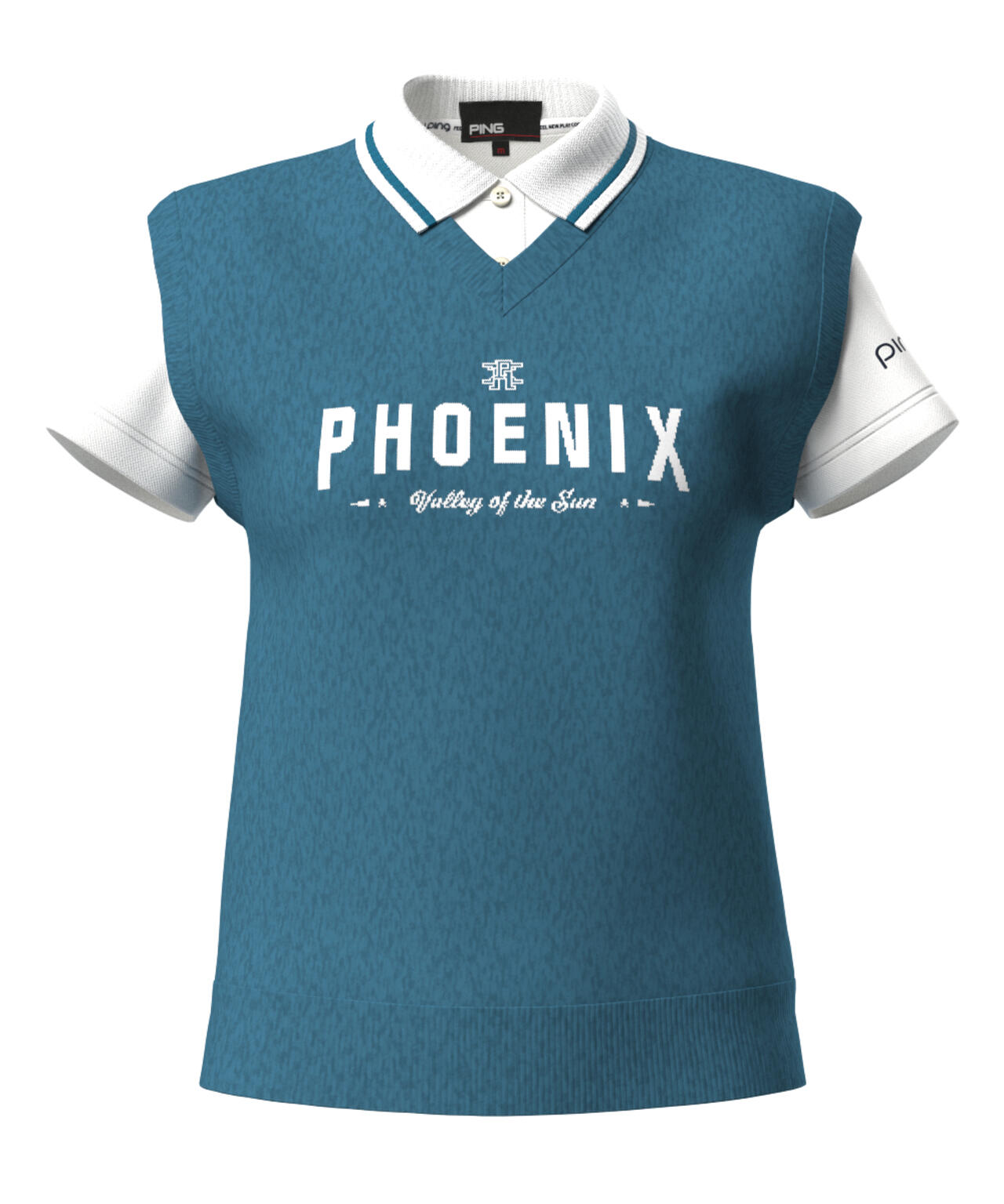 【PING APPAREL】デニムライクニット/カノコ レイヤードツインニット ＜LADIES LINE＞ (LADIES)