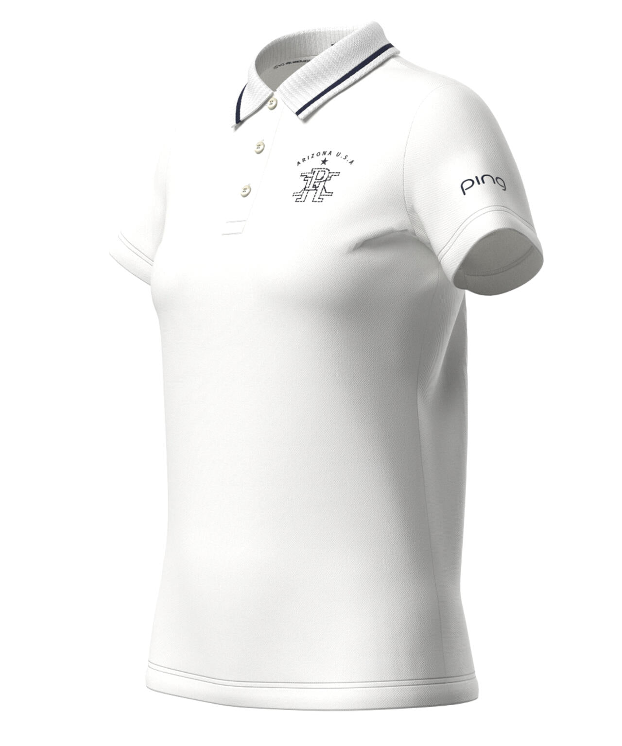 【PING APPAREL】デニムライクニット/カノコ レイヤードツインニット ＜LADIES LINE＞ (LADIES)