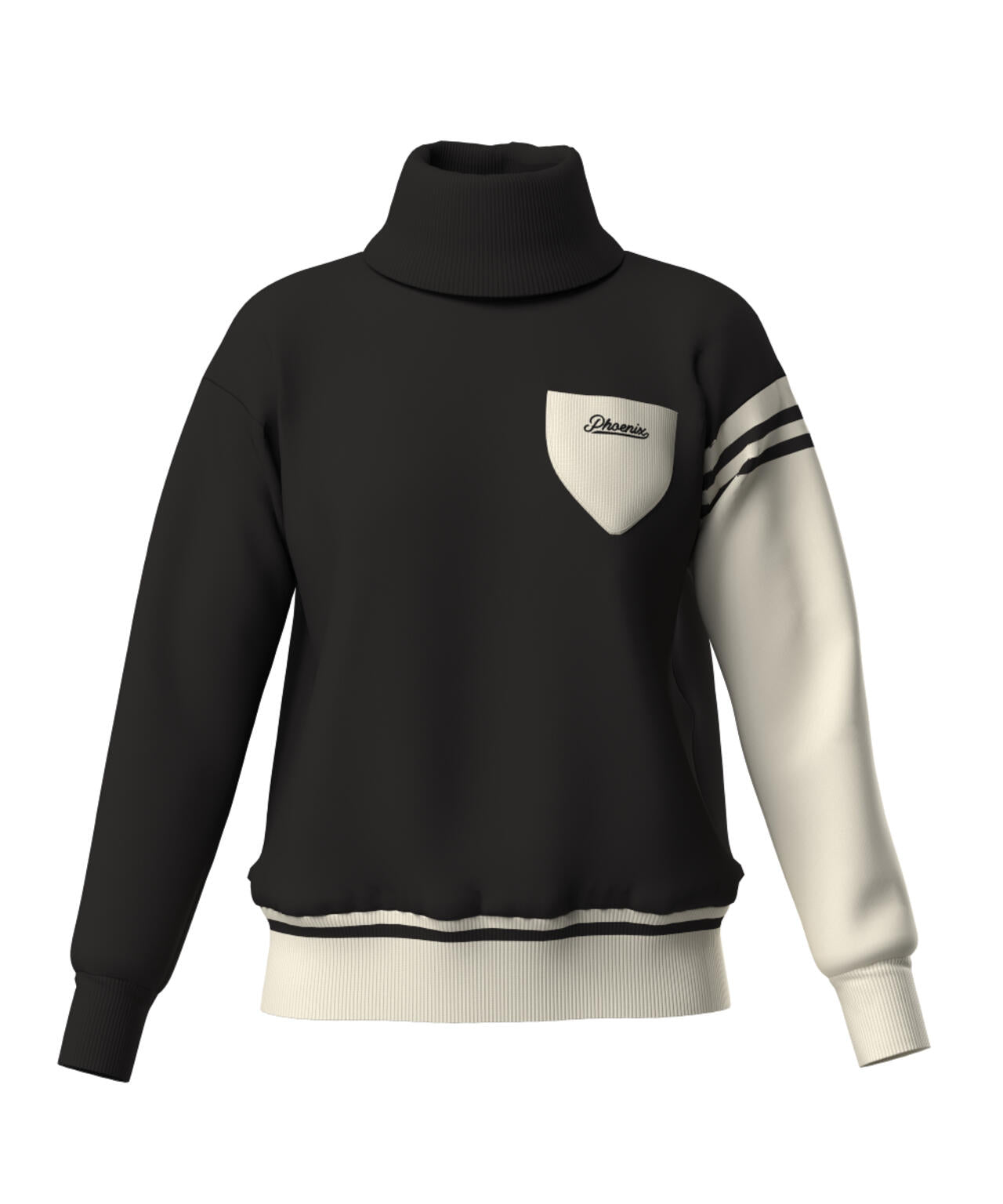 PING APPAREL】オフタートルバイカラーニット ＜LADIES LINE＞ (LADIES