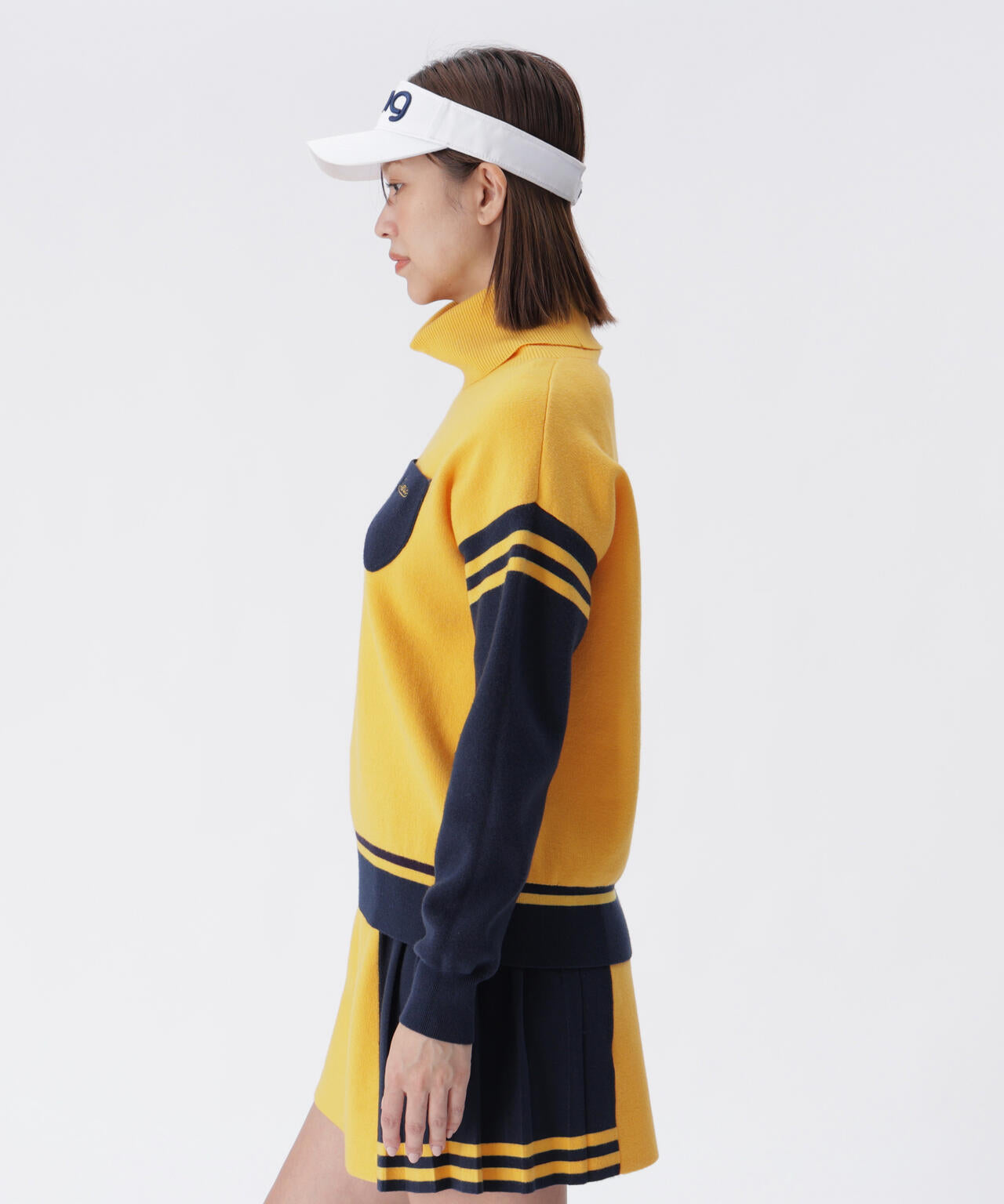 PING APPAREL】オフタートルバイカラーニット ＜LADIES LINE＞ (LADIES