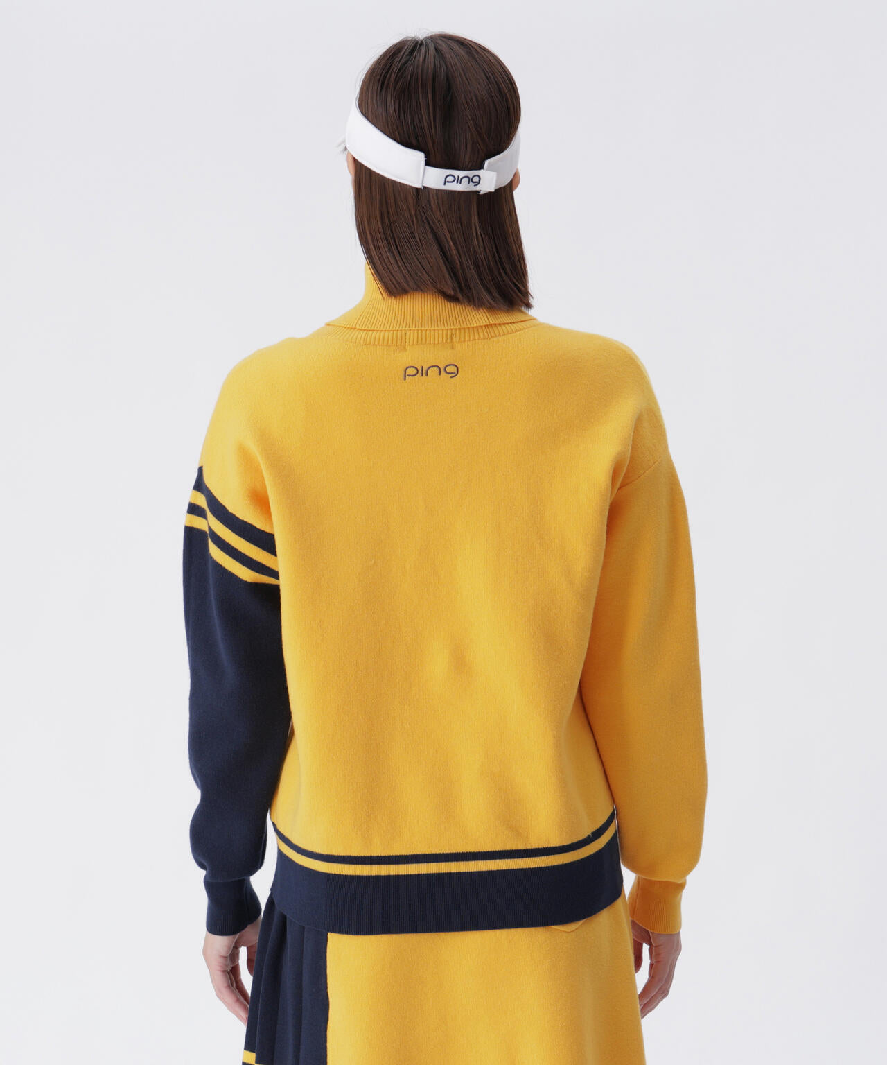 PING APPAREL】オフタートルバイカラーニット ＜LADIES LINE＞ (LADIES
