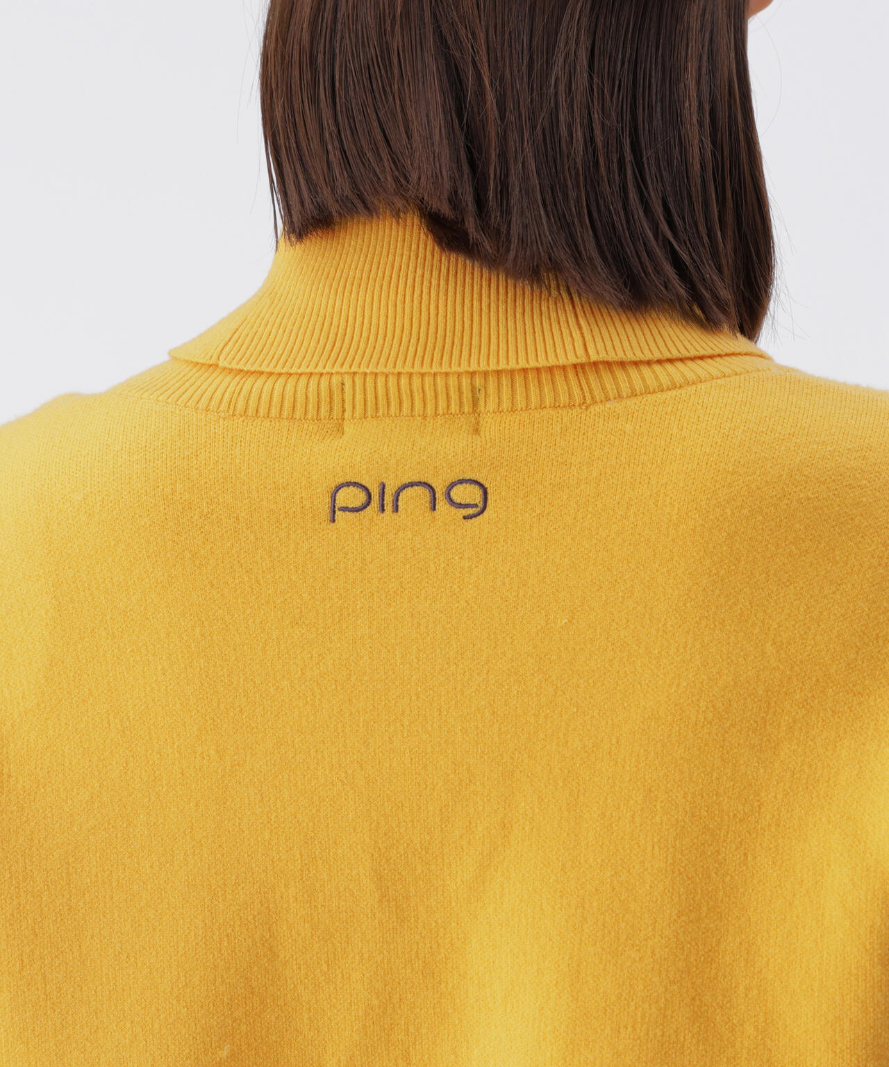 PING APPAREL】オフタートルバイカラーニット ＜LADIES LINE＞ (LADIES