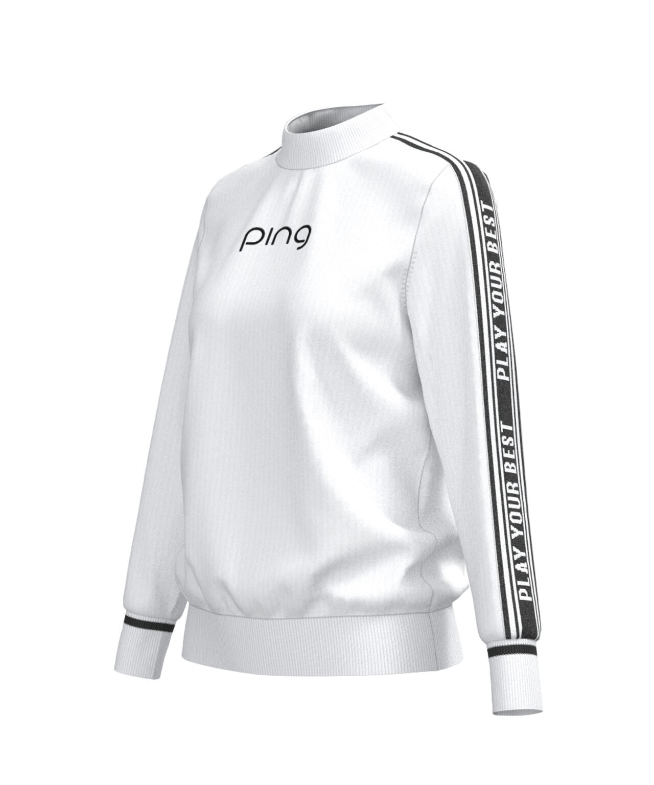 新品　PING　ジャカードニット ハイネック長袖セーター　L 楽天市場】ピン PING ジャカードニット ハイネック長袖セーター