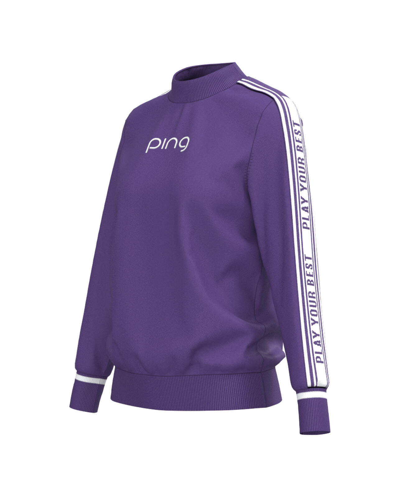 【PING APPAREL】ロゴジャカードハイネックニット ＜LADIES LINE＞ (LADIES)