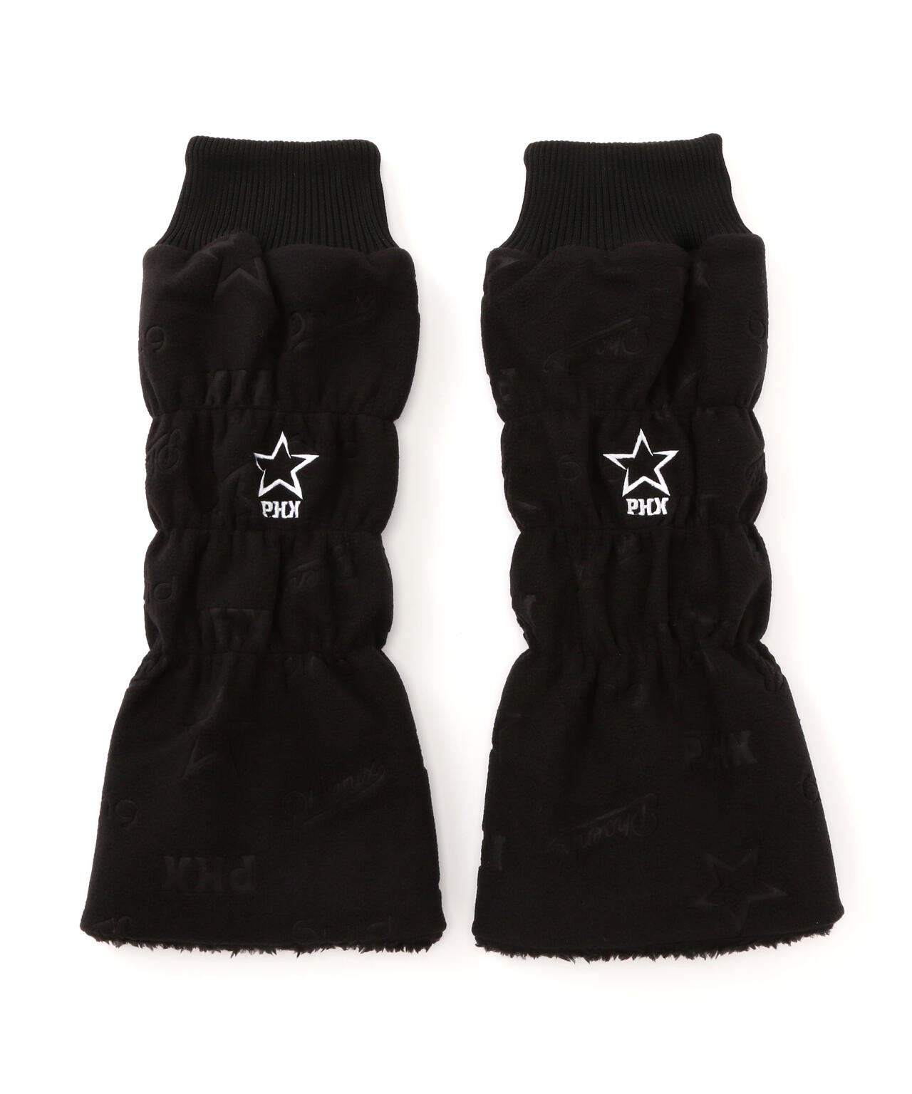PING APPAREL】フリースエンボス柄レッグウォーマー ＜LADIES LINE